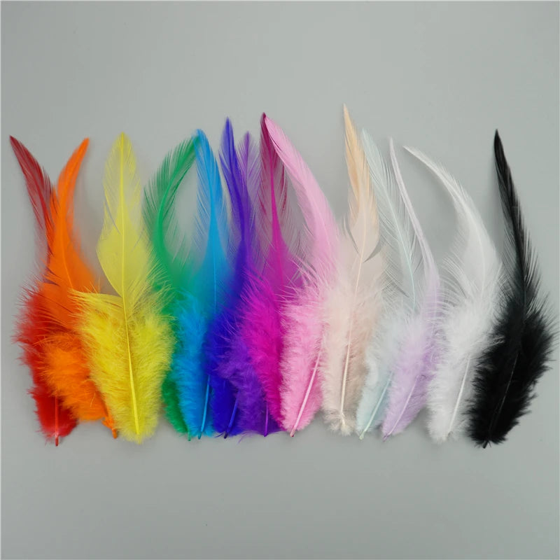 Colored Chicken Feathers 10-15cm Natural Pheasant Plume