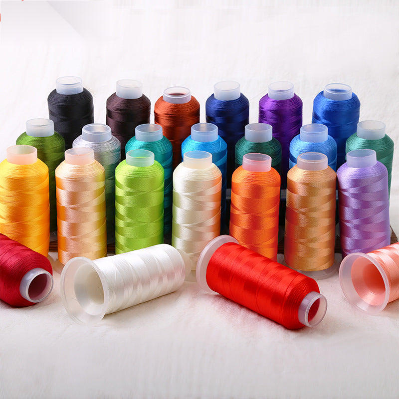 Polyester embroidery thread vertical tassel thread 150D/2 strands