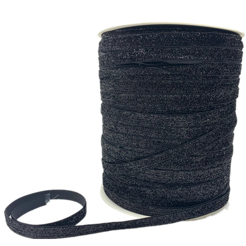 3/8 "10mm Khaki Glitter Velvet Ribbon