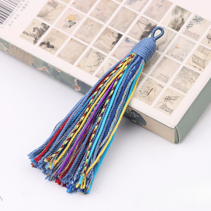 Beautiful Colorful Tassels 12cm Handmade Thick Cord