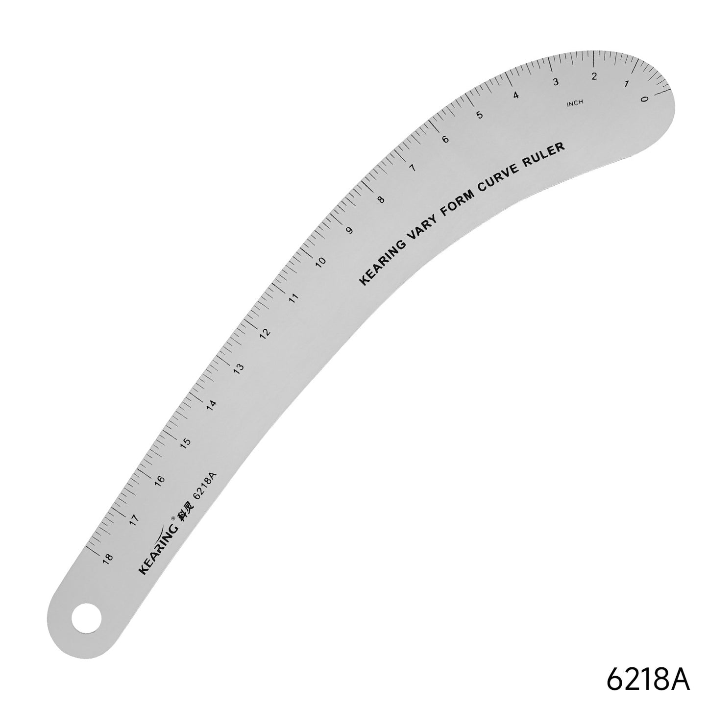 Clothing printing and coding metal clothing ruler