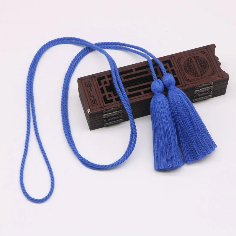 Color Double-end Pure Cotton Long Tassels Trim