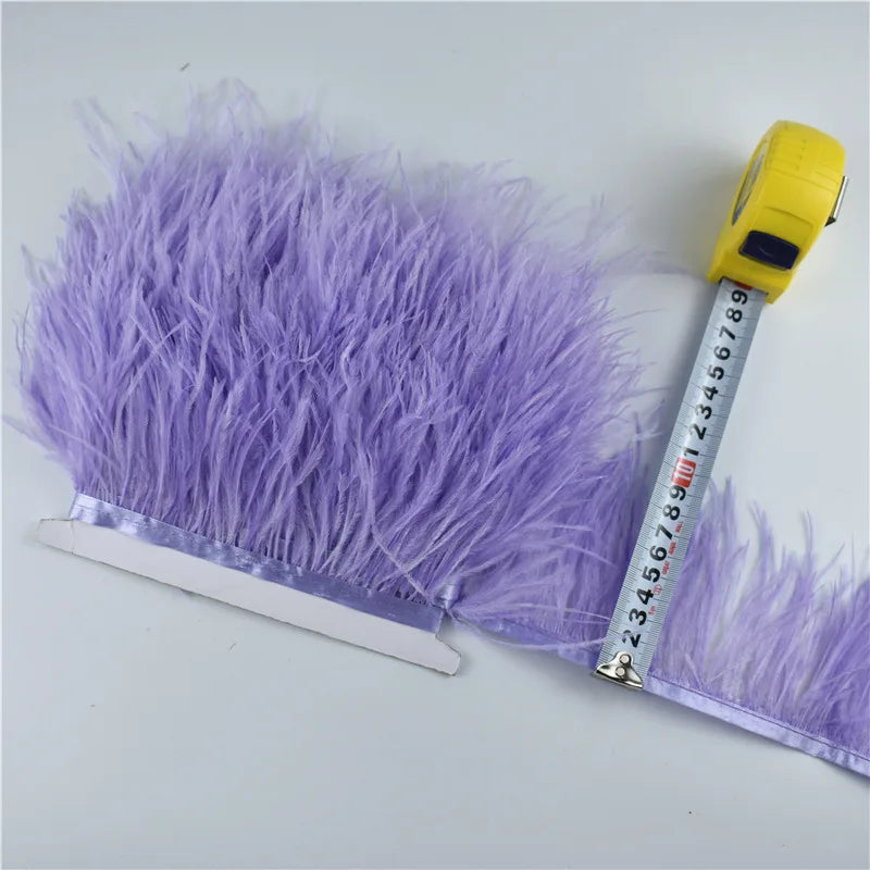 Ostrich Feathers Trims Width 8-10cm Ribbon