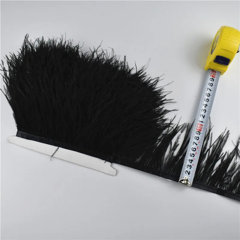 Ostrich Feathers Trims Width 8-10cm Ribbon