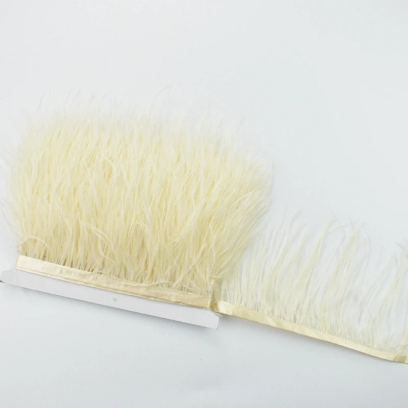 Ostrich Feathers Trims Width 8-10cm Ribbon