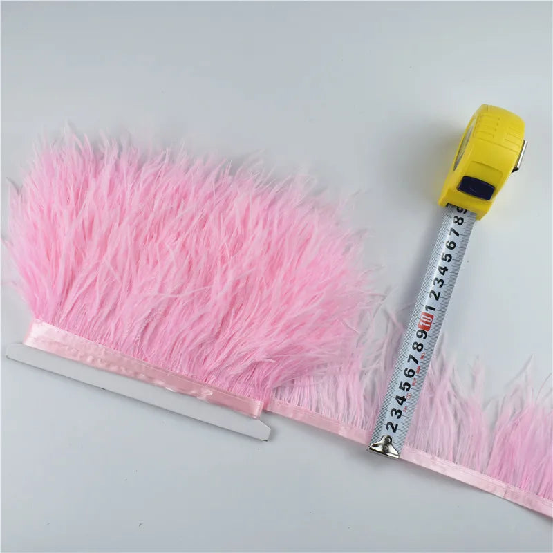 Ostrich Feathers Trims Width 8-10cm Ribbon