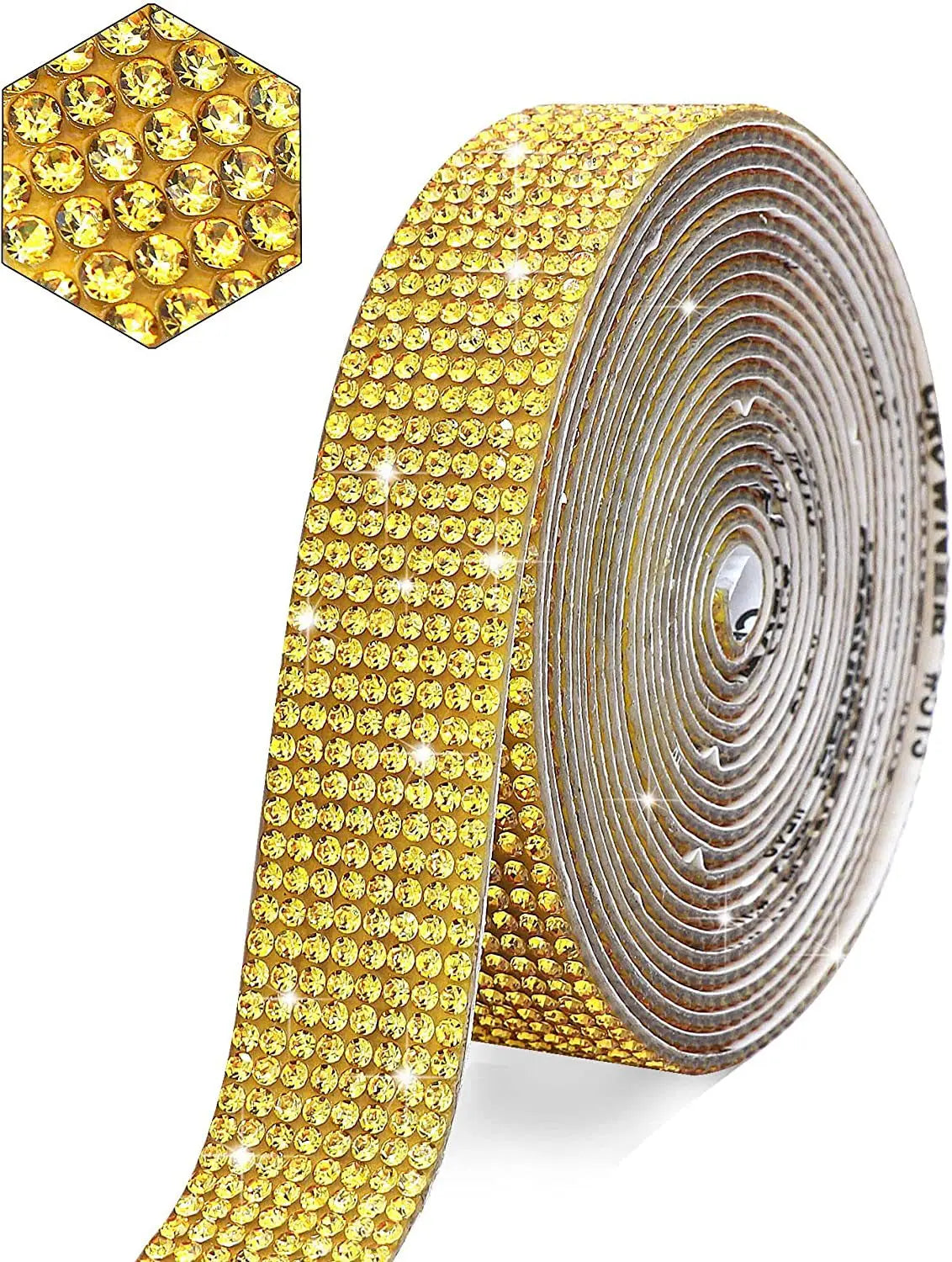 Self Adhesive Crystal Rhinestone Sticker Diamond Ribbon