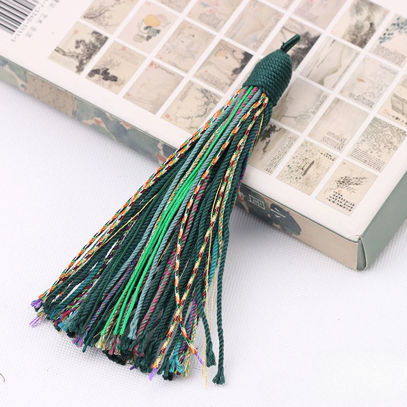 Beautiful Colorful Tassels 12cm Handmade Thick Cord