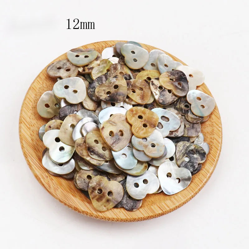 20/18/15/12/10mm Natural Shell Sewing Buttons