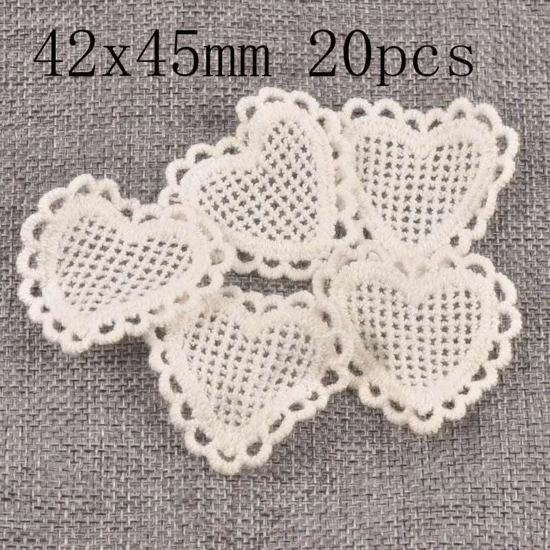 Flower White Lace Applique Mesh Trim