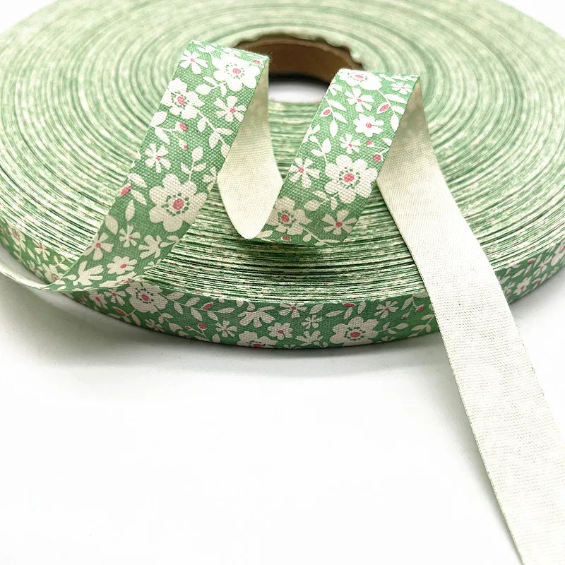 15mm Butterfly/Flower 100% Cotton Ribbon Handmade Design Printed Ribbons