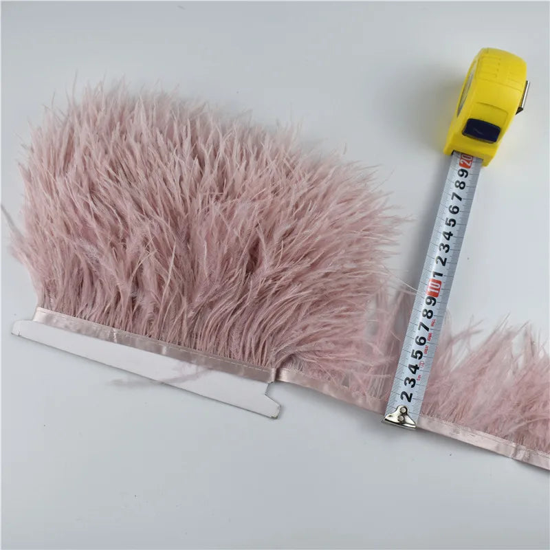 Ostrich Feathers Trims Width 8-10cm Ribbon