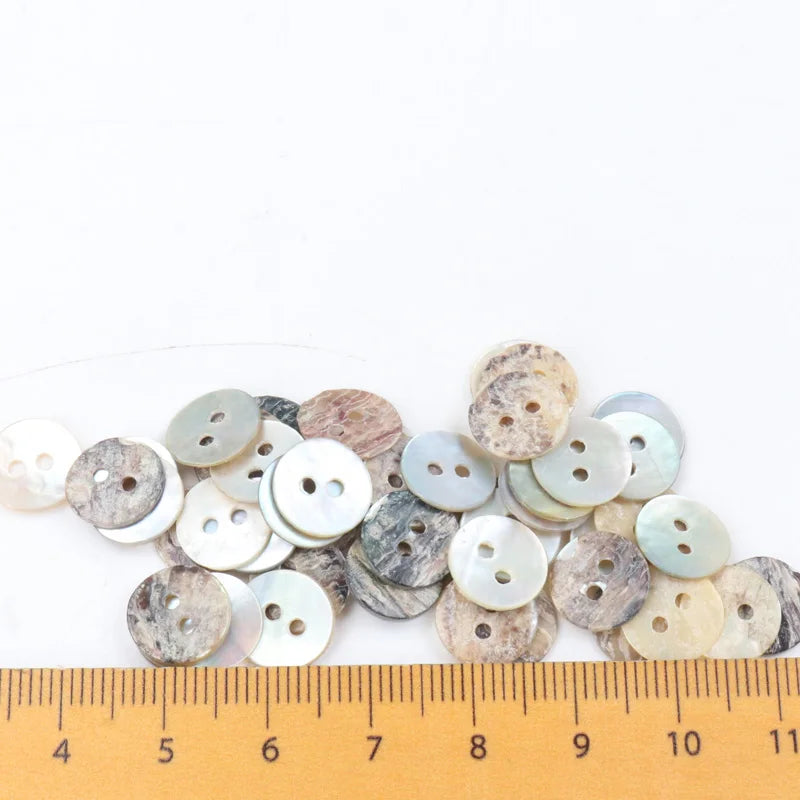 20/18/15/12/10mm Natural Shell Sewing Buttons