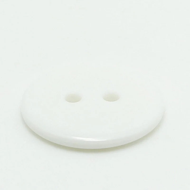 9-25MM High Quality Round Flatback 2 Holes Solid Color Resin Buttons