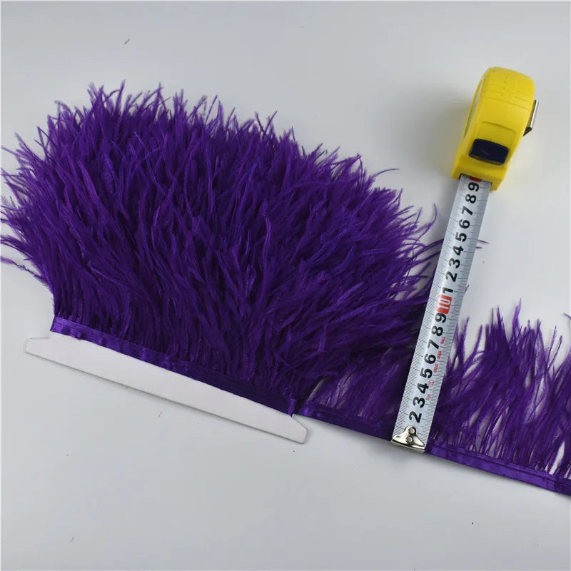 Ostrich Feathers Trims Width 8-10cm Ribbon