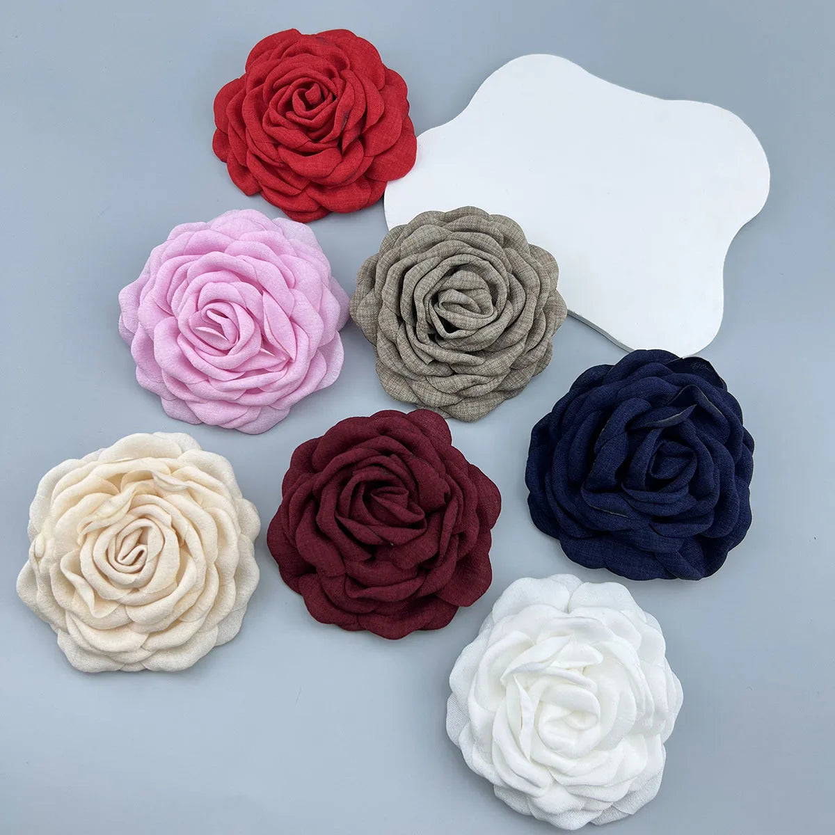 Handmade Multi-layer 10cm Flower Patches