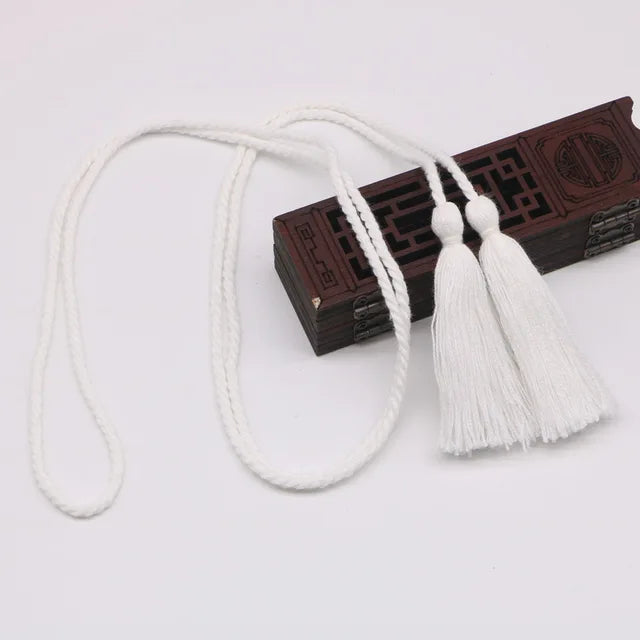 Color Double-end Pure Cotton Long Tassels Trim