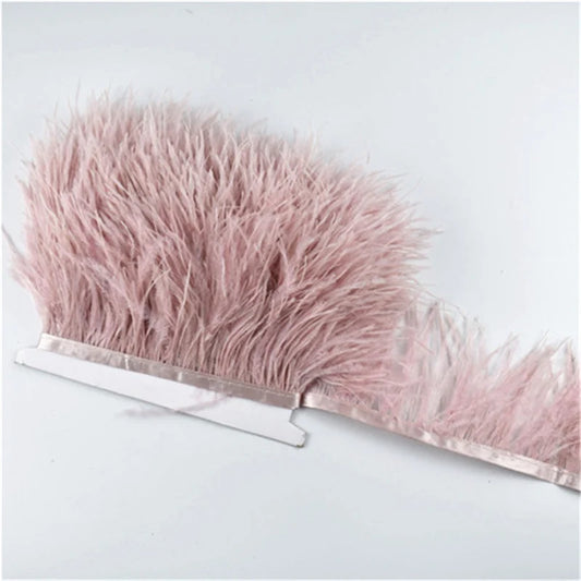 Ostrich Feathers Trims Width 8-10cm Ribbon