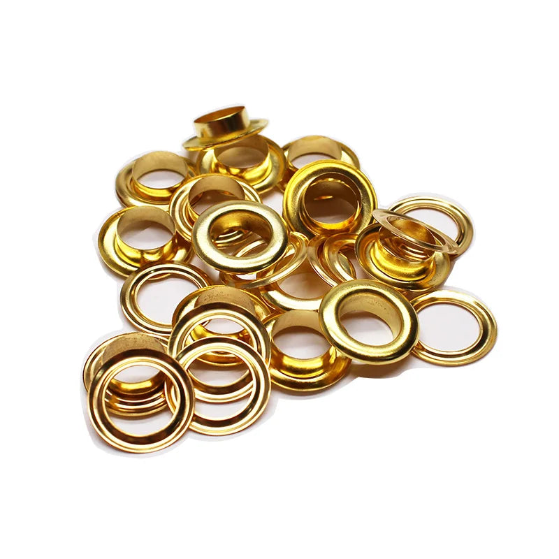 Eyelets Grommets For Leather Crafts Clothing Bags Repair 3mm 4mm 5mm 6mm 8mm 10mm 12mm 14mm 17mm 20mm