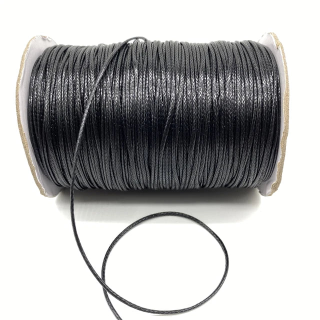 Waxed Cotton Cord Rope 0.5mm 0.8mm 1mm 1.5mm 2mm