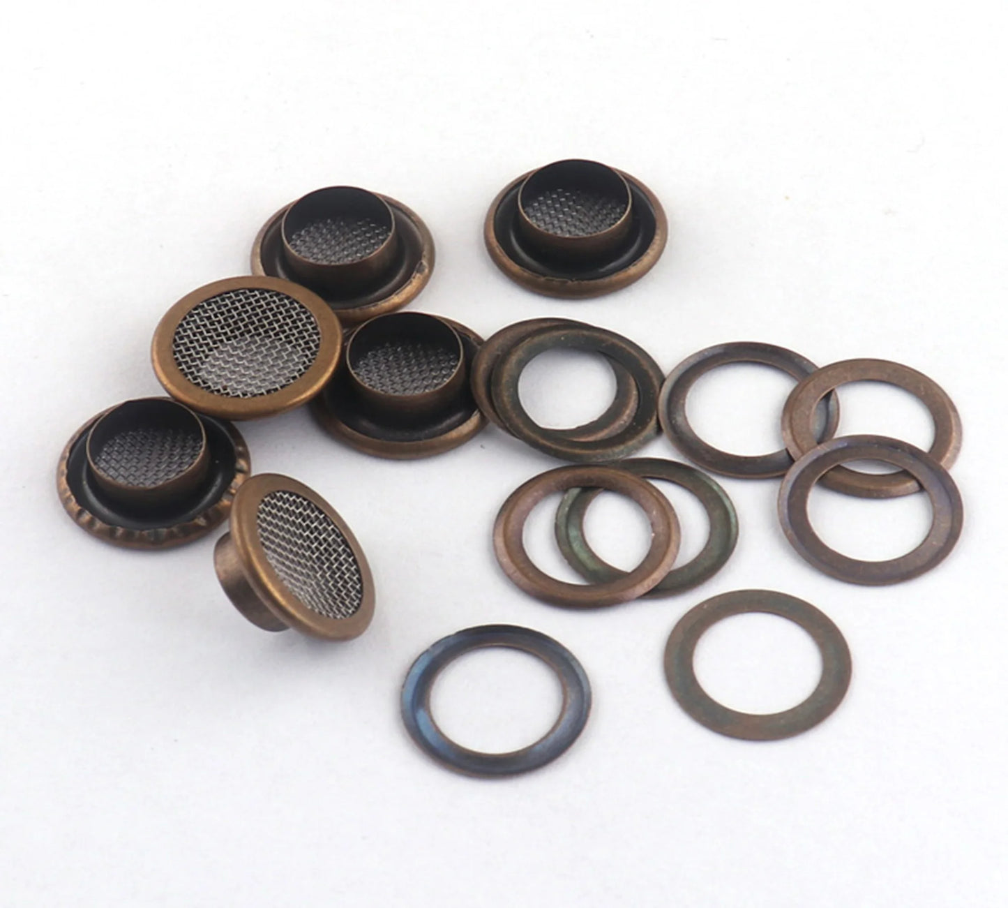 Bronze Metal Eyelets Grommets With Washers 8mm Metal Grommet Eyelets