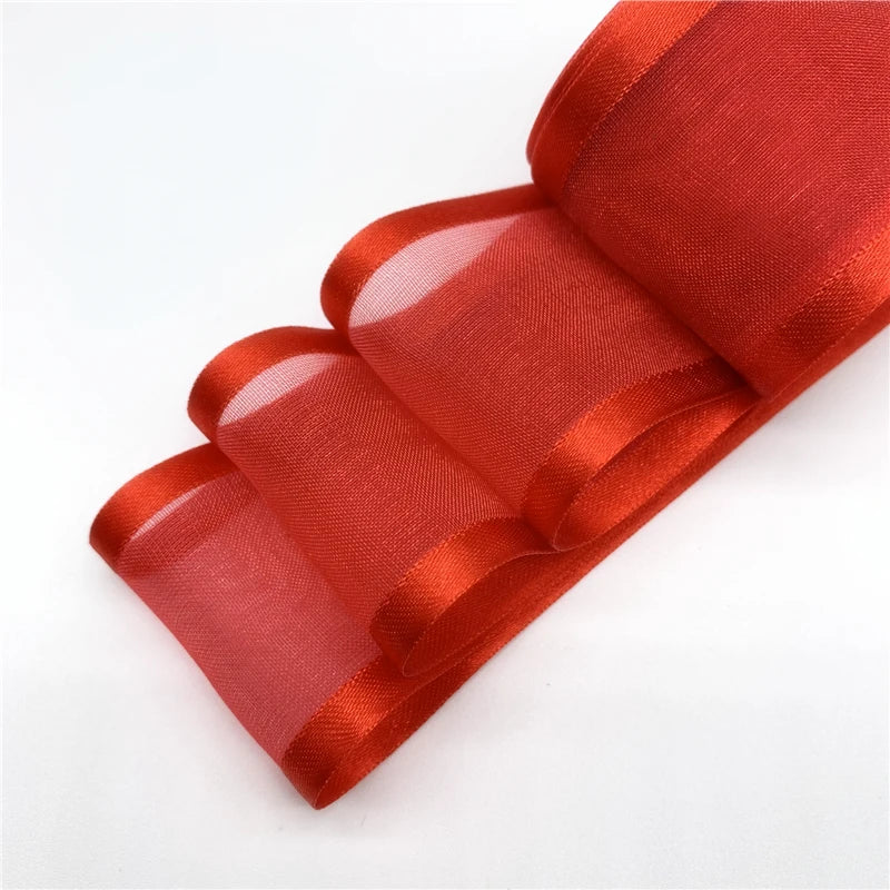 38mm Broadside Organza Ribbon Bow