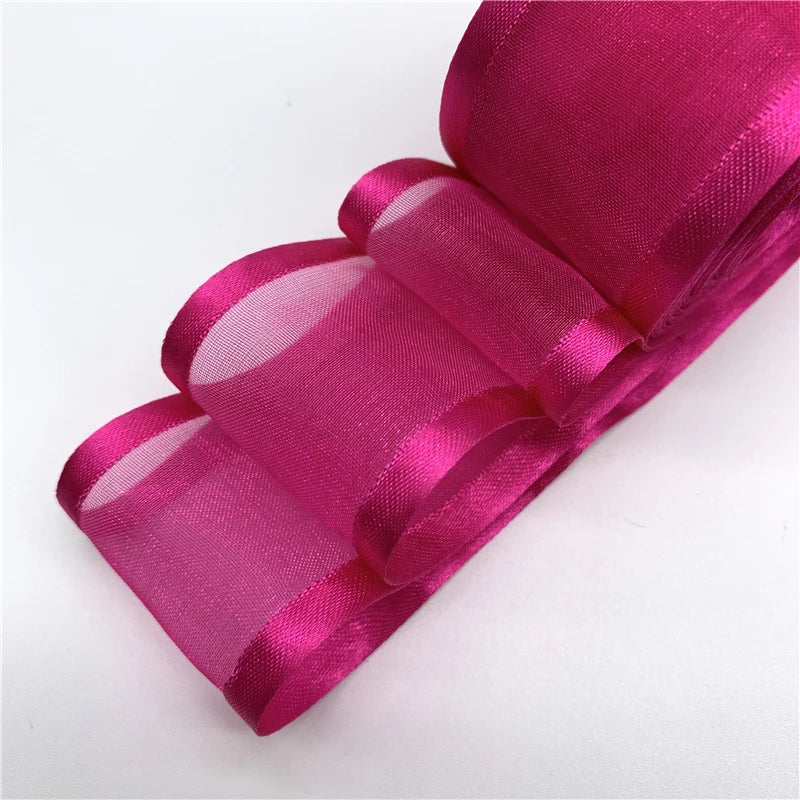 38mm Broadside Organza Ribbon Bow