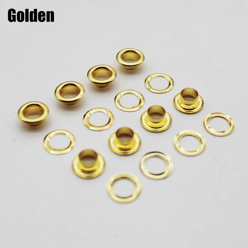 Eyelets Grommets For Leather Crafts Clothing Bags Repair 3mm 4mm 5mm 6mm 8mm 10mm 12mm 14mm 17mm 20mm