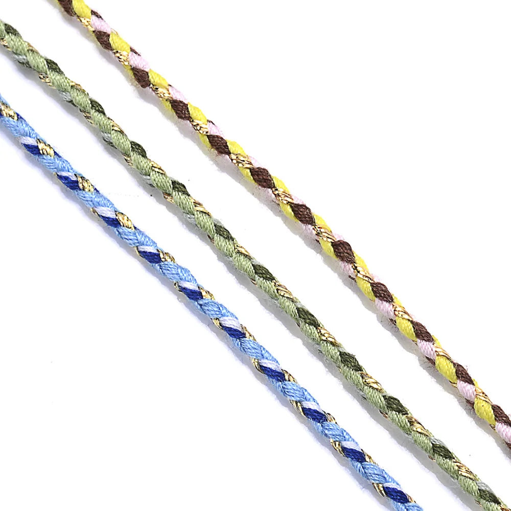 2mm Natural Cotton Rope Colorful Cord