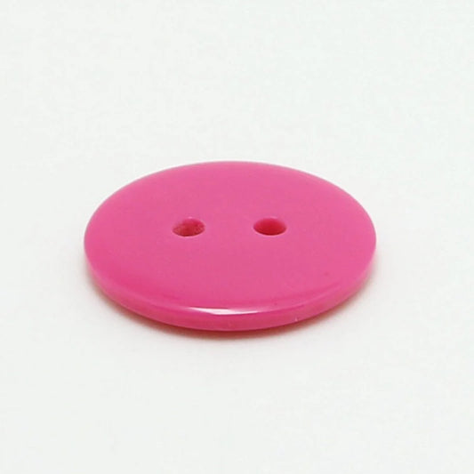 9-25MM High Quality Round Flatback 2 Holes Solid Color Resin Buttons