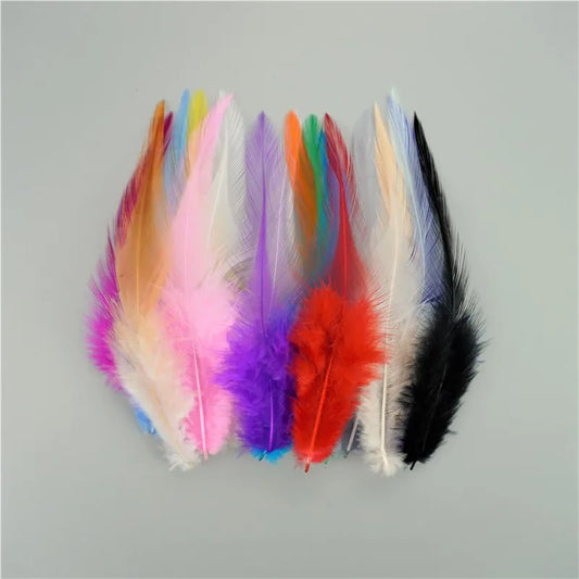 Colored Chicken Feathers 10-15cm Natural Pheasant Plume