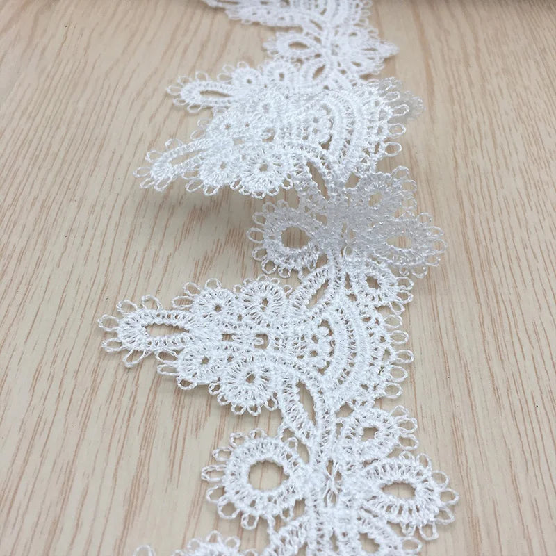 6.3cm Water Soluble Embroidery Lace Trims