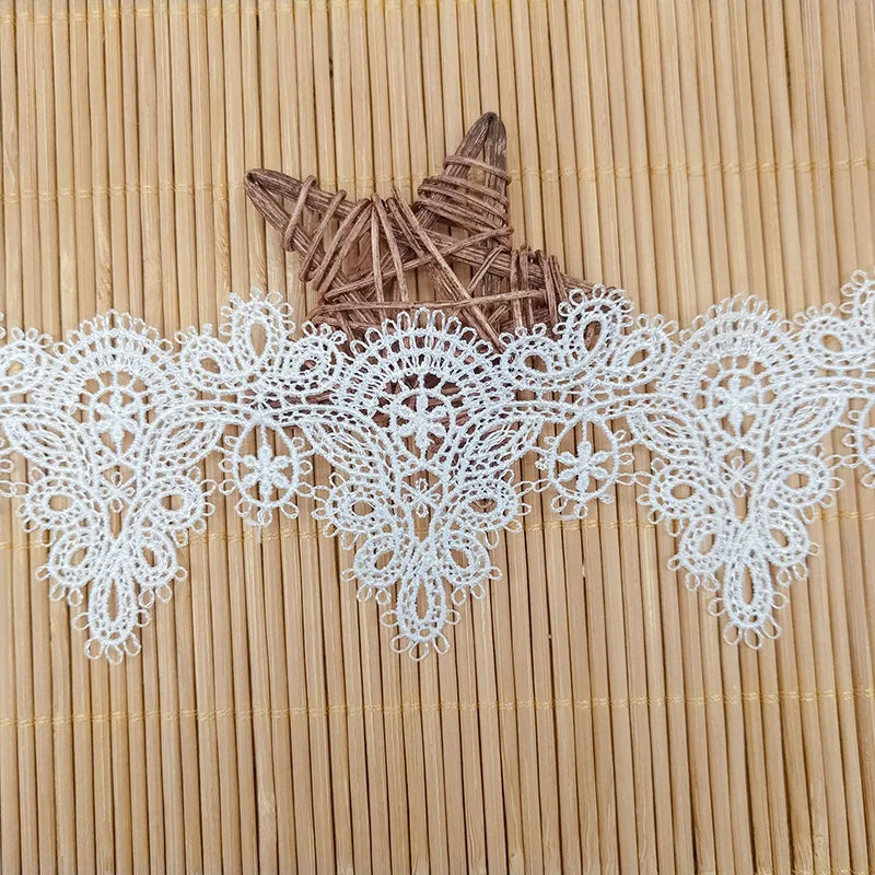 6.3cm Water Soluble Embroidery Lace Trims