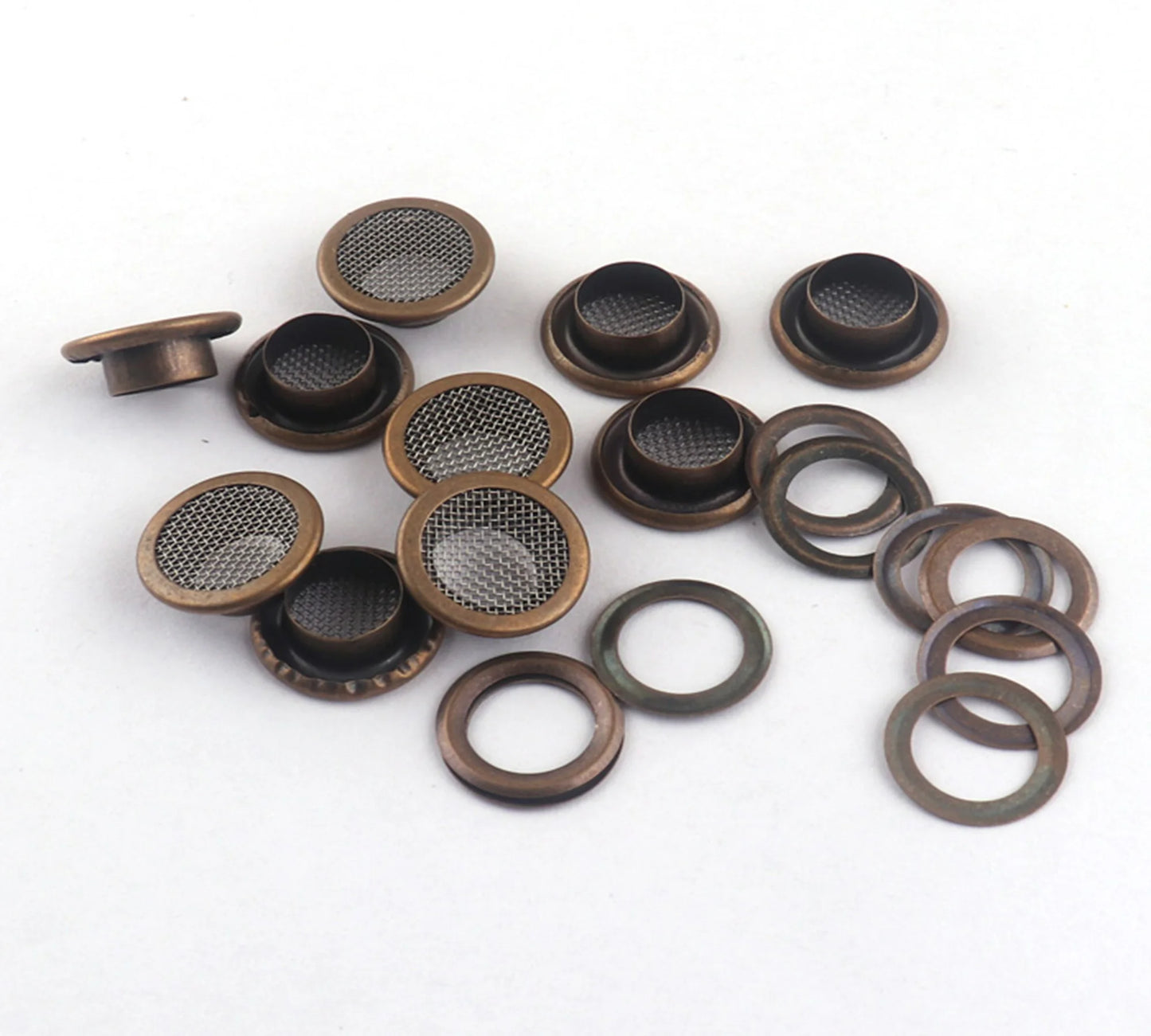 Bronze Metal Eyelets Grommets With Washers 8mm Metal Grommet Eyelets