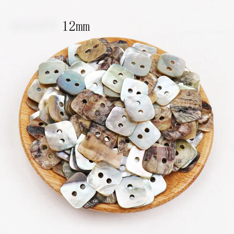 20/18/15/12/10mm Natural Shell Sewing Buttons