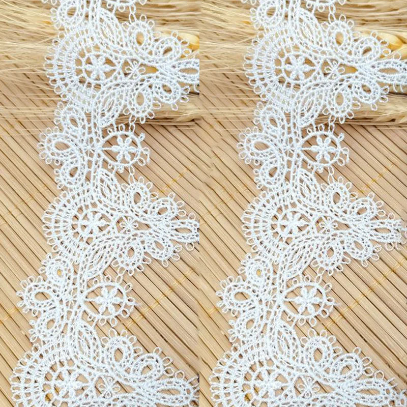 6.3cm Water Soluble Embroidery Lace Trims