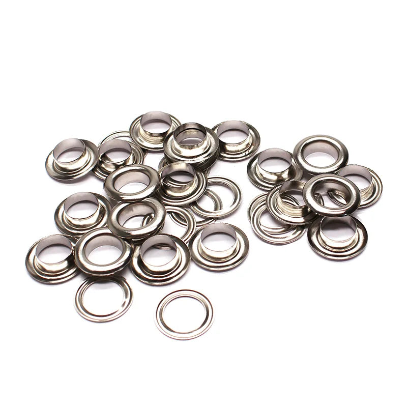 Eyelets Grommets For Leather Crafts Clothing Bags Repair 3mm 4mm 5mm 6mm 8mm 10mm 12mm 14mm 17mm 20mm