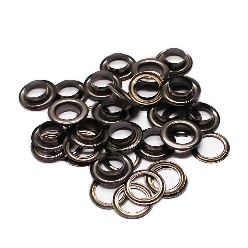 Eyelets Grommets For Leather Crafts Clothing Bags Repair 3mm 4mm 5mm 6mm 8mm 10mm 12mm 14mm 17mm 20mm