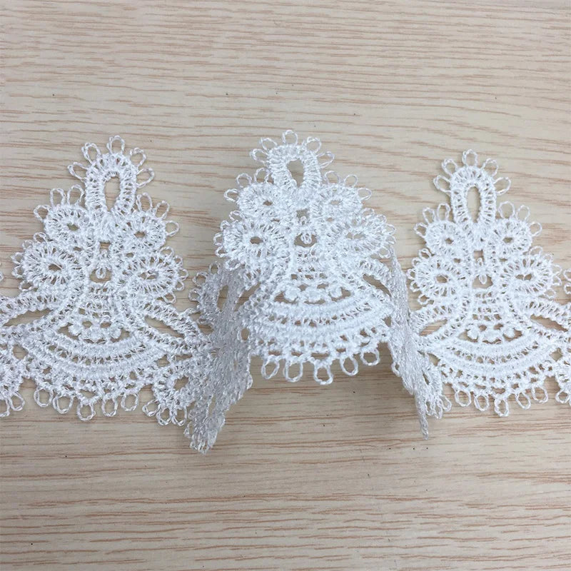 6.3cm Water Soluble Embroidery Lace Trims