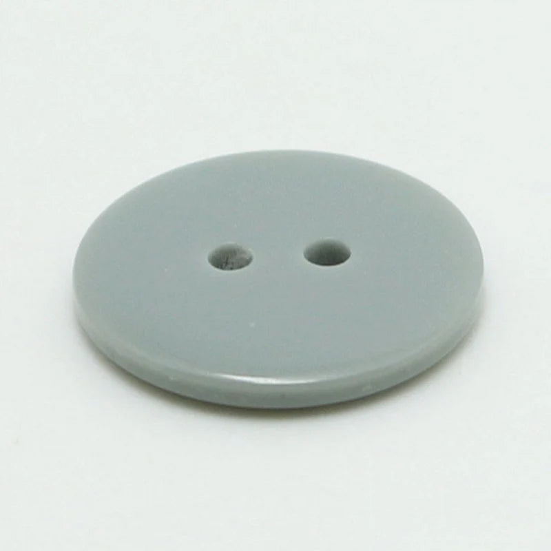 9-25MM High Quality Round Flatback 2 Holes Solid Color Resin Buttons