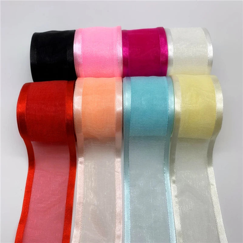 38mm Broadside Organza Ribbon Bow