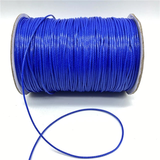 Waxed Cotton Cord Rope 0.5mm 0.8mm 1mm 1.5mm 2mm