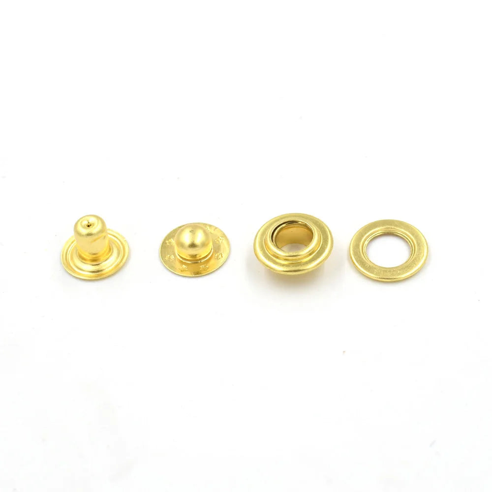 New copper material Buttons EU environmental non-toxic buttons Brass Eyelets Rivets Snaps Down button Metal eyelets