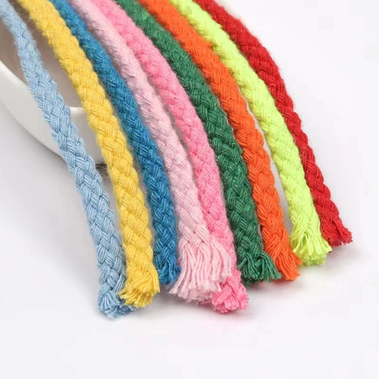 5mm Macaroni Eight Strand Cotton Thread Braided HandiCrafts