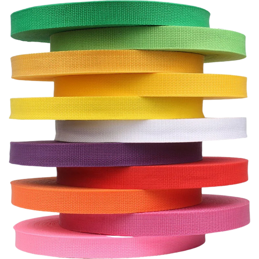 20/25/32/38/50mm wide polypropylene pp ribbon strap